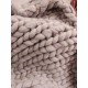 Couvertures douces, couverture en laine mérinos, couverture en laine tressée, antiallergique, couvre-lit cadeau parfait,HANDMADE
